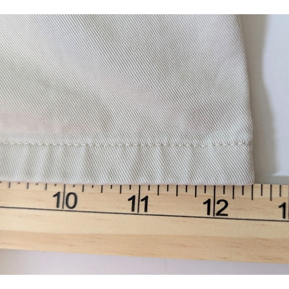 Vintage Polo Ralph Lauren Chino Shorts Men's 32 Tan Pleated Casual Classic - Picture 10 of 12
